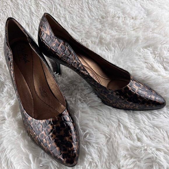 SOFT STYLE Hush Puppy Brown Rosalyn Size 9 NWOT - Picture 2 of 6